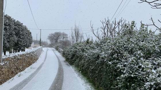 Allerta neve su tutta la Puglia: insediato il C.O.C. Centro Operativo Comunale di Protezione Civile
